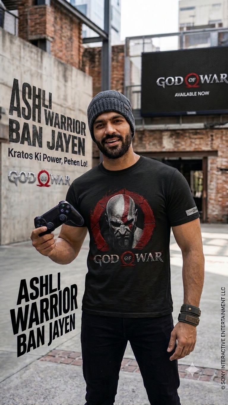 Ashli Warrior | Premium Black Graphic Tee